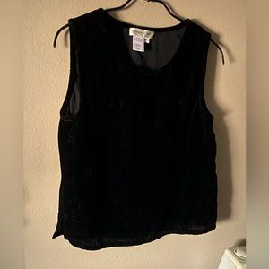 Black Velvet Top